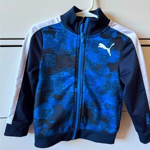 Puma Track Suit 
Blue/White 
Size 2T